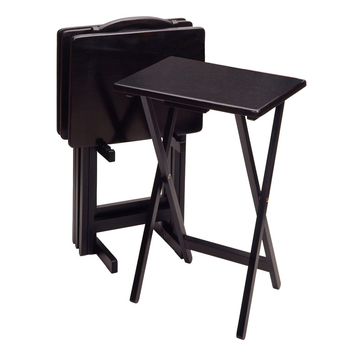 Winsome Alex 5-Pc Snack Table Set, Oyster Gray Finish