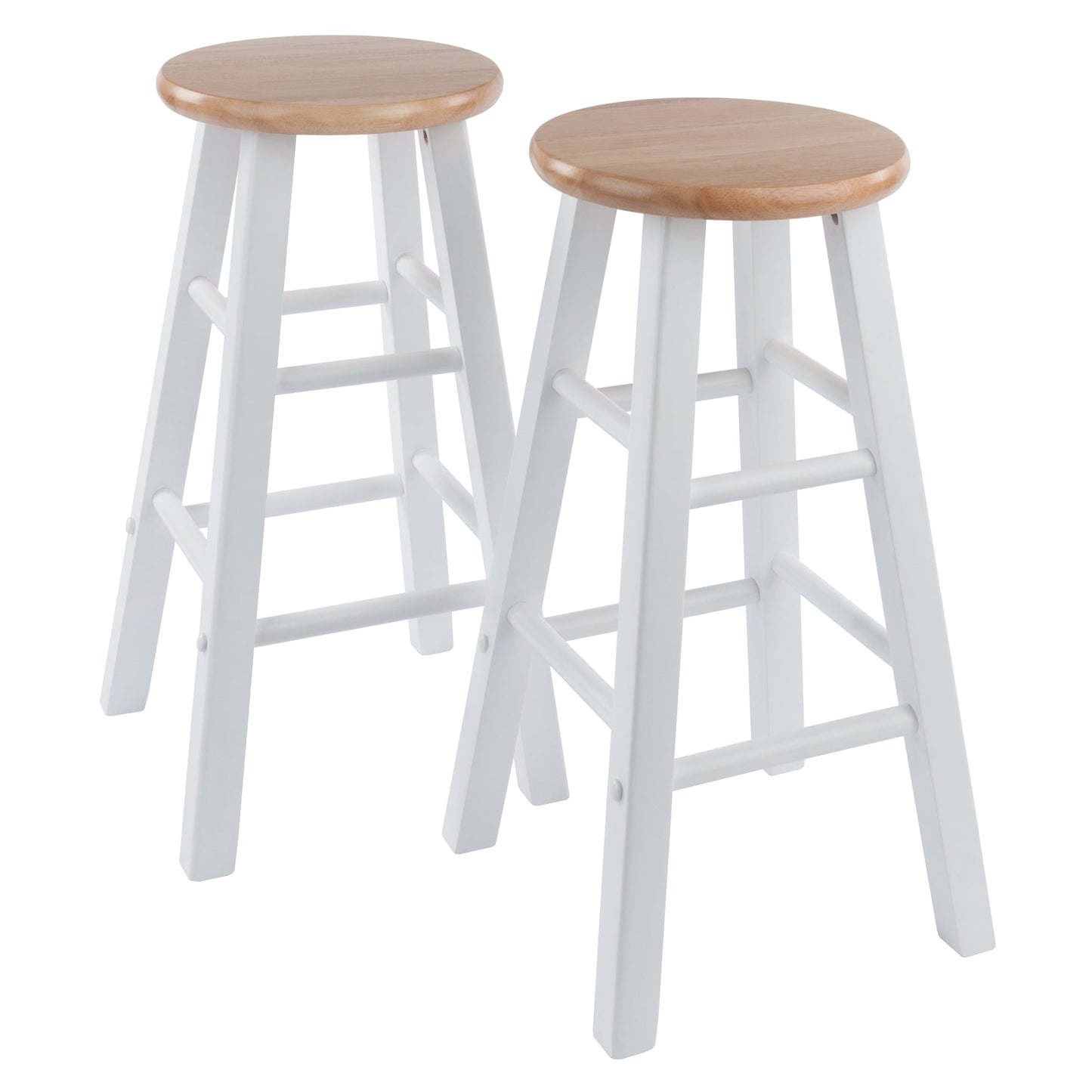 Winsome Element 2-Piece Counter Stools, Black Finish