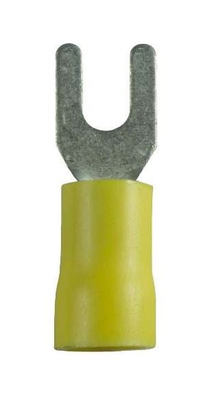 WirthCo W48-80411 12-10 AWG No. 6 Fork Wire Terminal End - Pack of 100