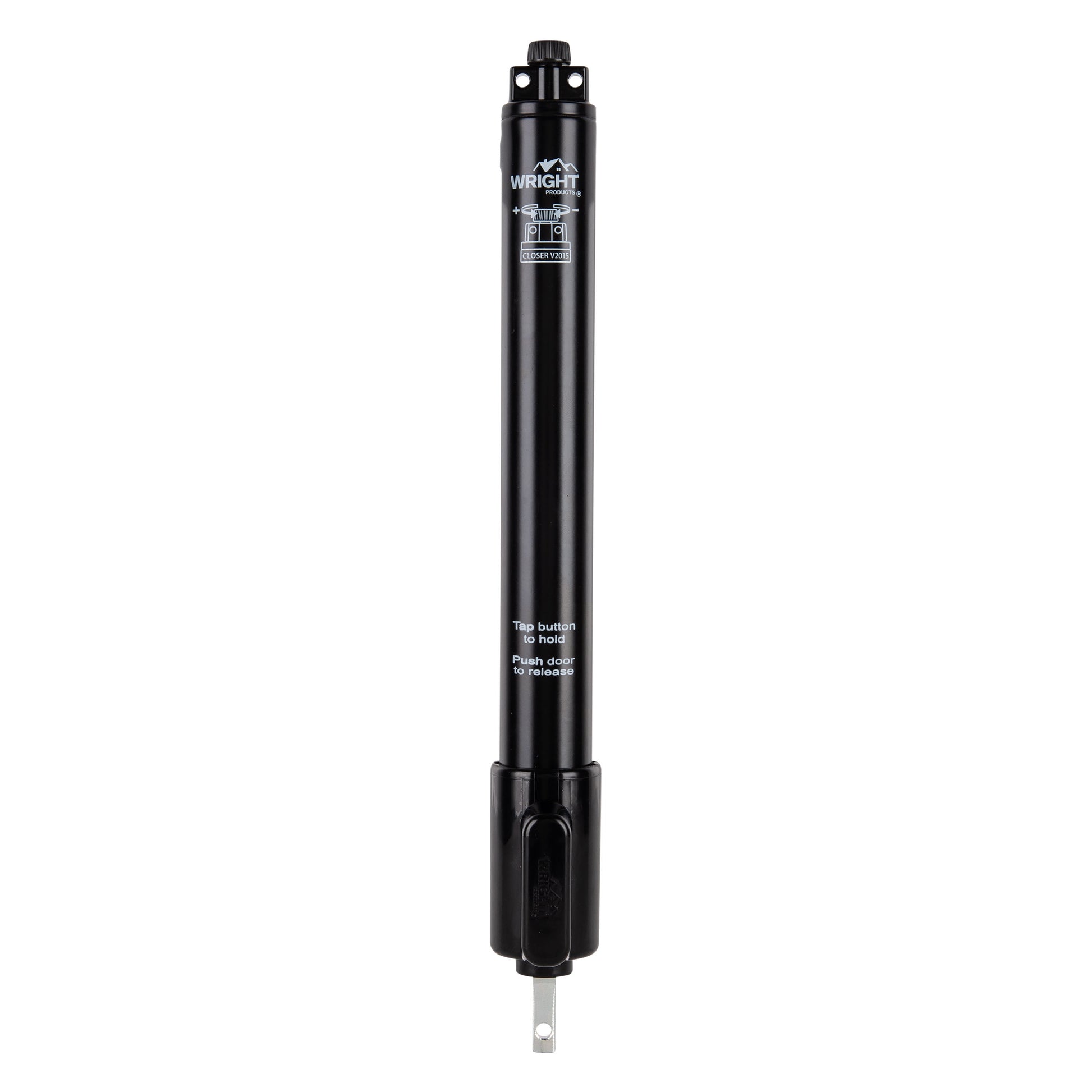 Wright Products Standard Duty E-Z Hold Pneumatic Screen and Storm Door Closer, Black