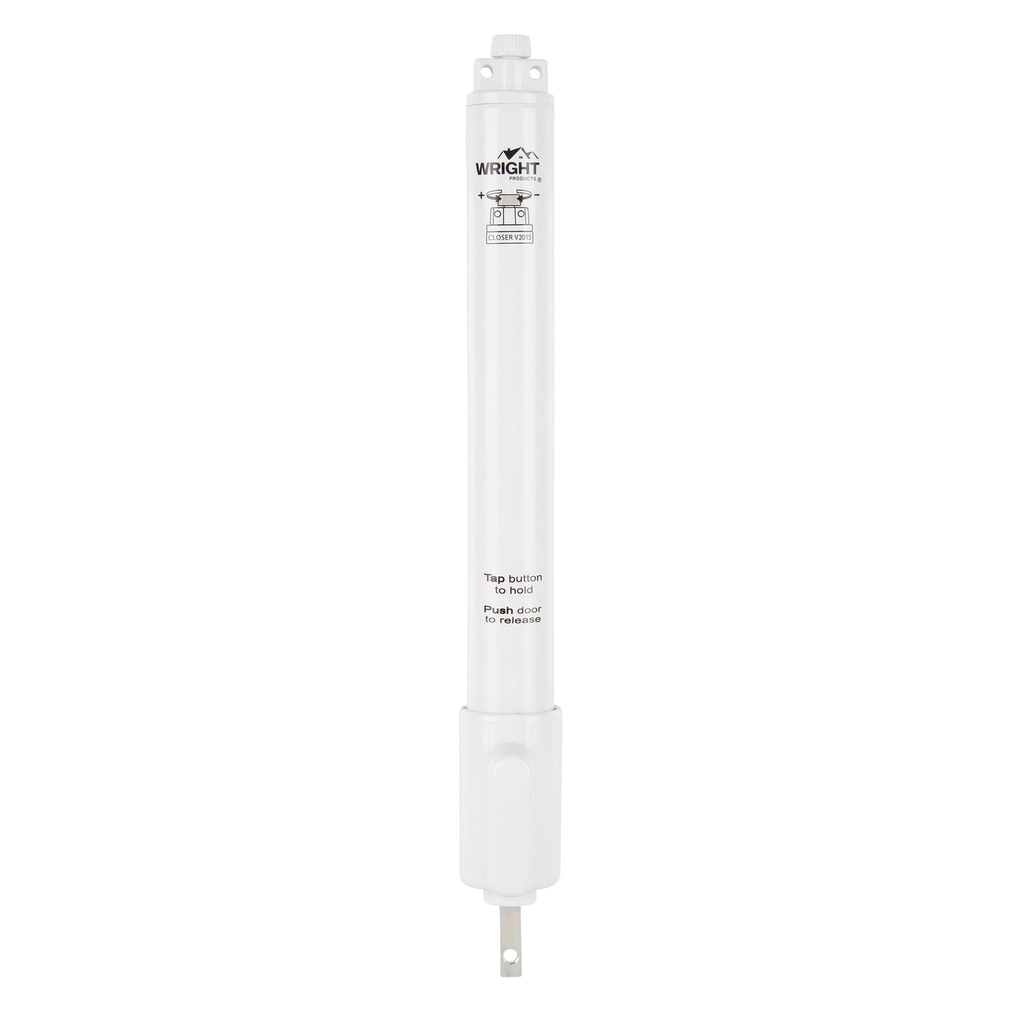 Wright Products Standard Duty E-Z Hold Pneumatic Screen and Storm Door Closer, White