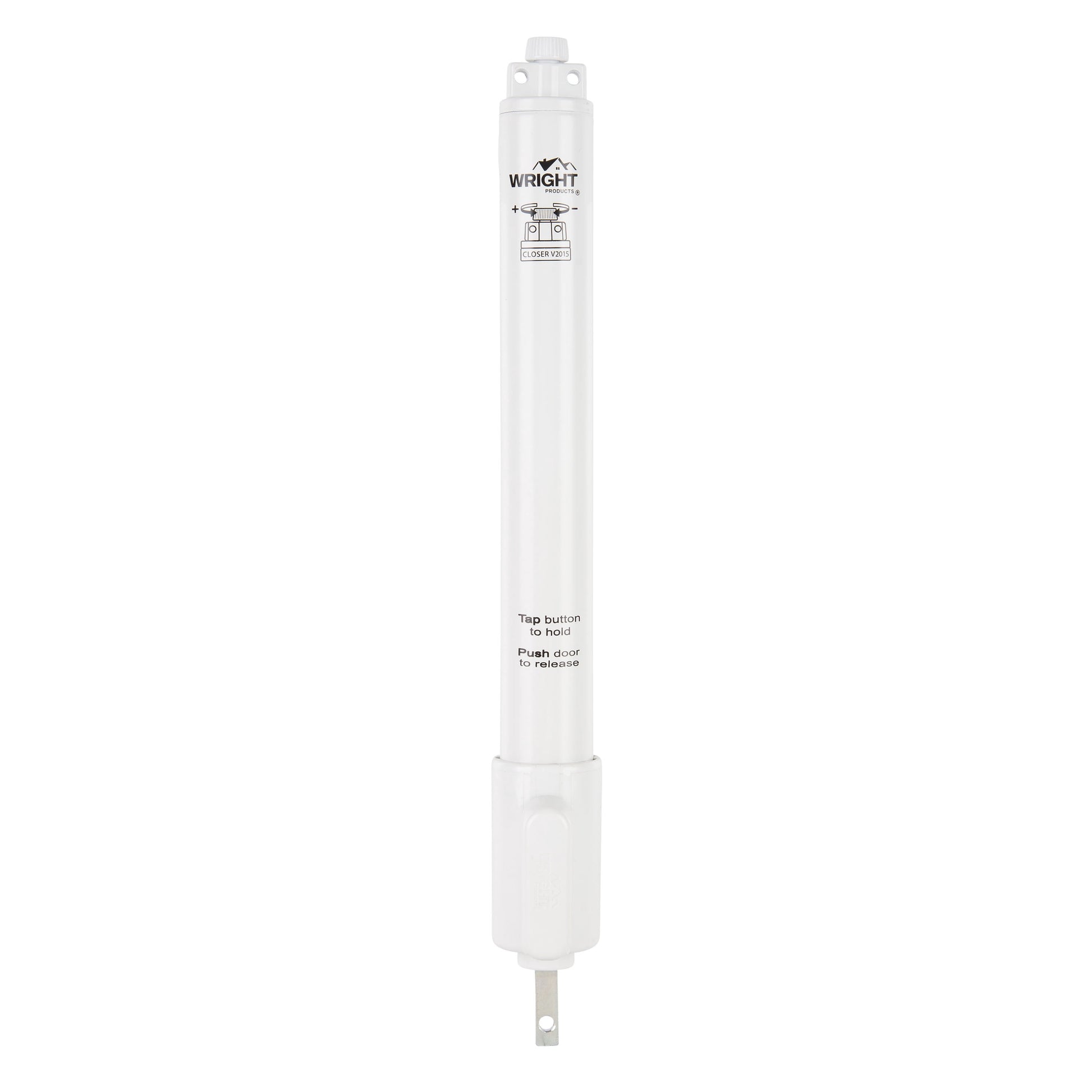 Wright Products Standard Duty E-Z Hold Pneumatic Screen and Storm Door Closer, White