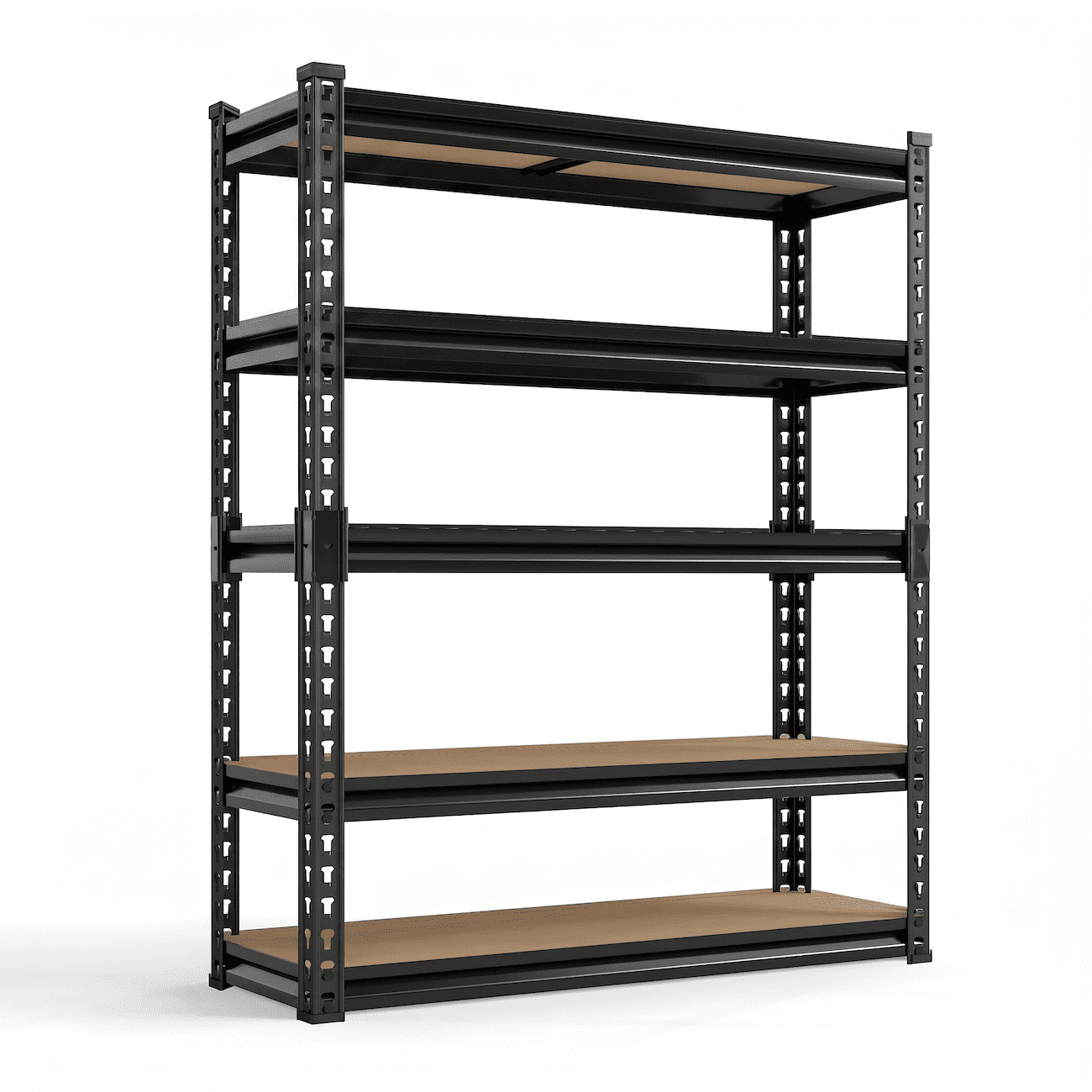 Xiweot Heavy Duty Garage Shelving Unit, 5 Tier Metal Storage Shelves, Adjustable Garage Rack, 72â€H x 36â€W x 16â€D Industrial Steel Storage Shelf for Kitchen Pantry Basement Warehouse Living Room