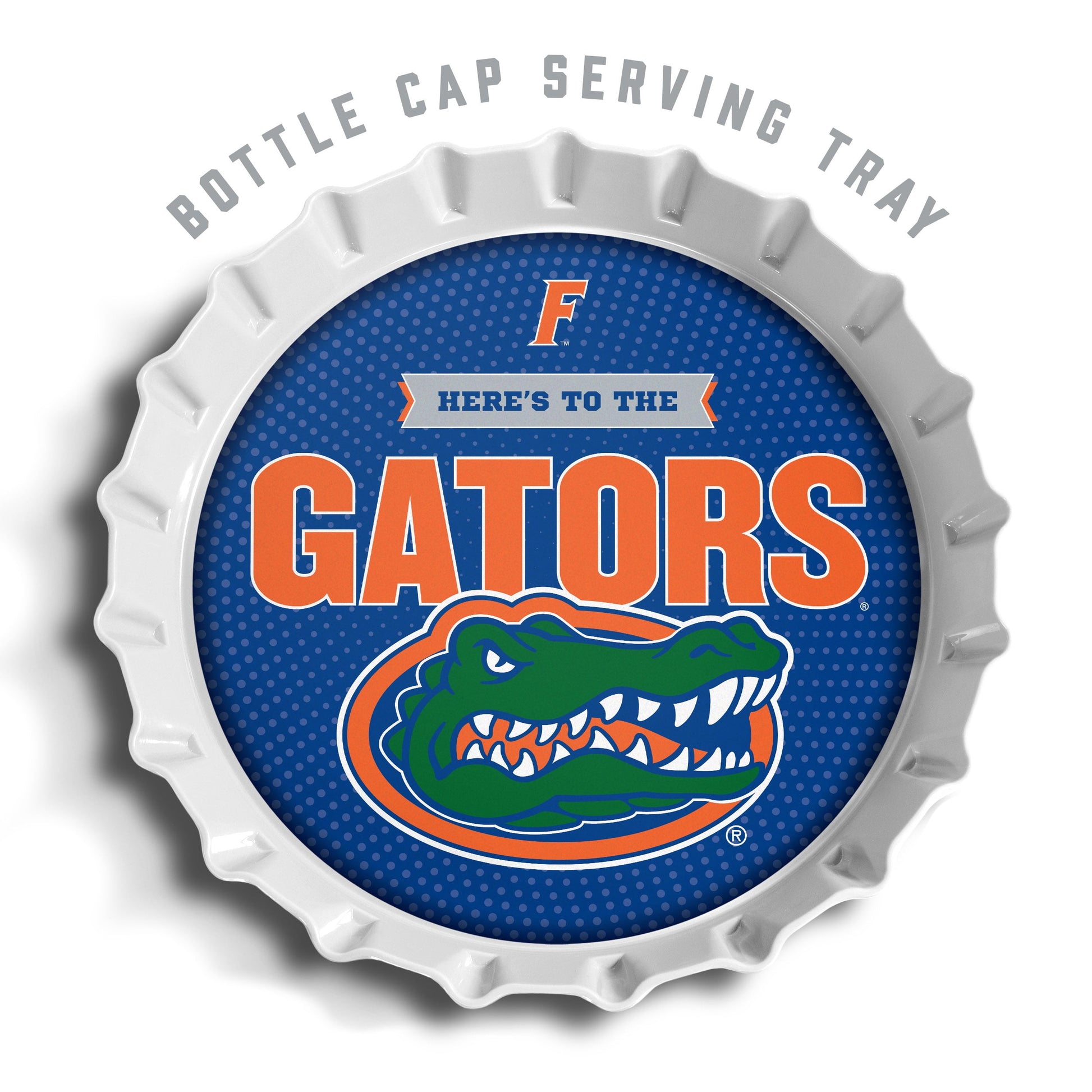 YouTheFan NCAA Florida Gators Bottle Cap Serving Tray