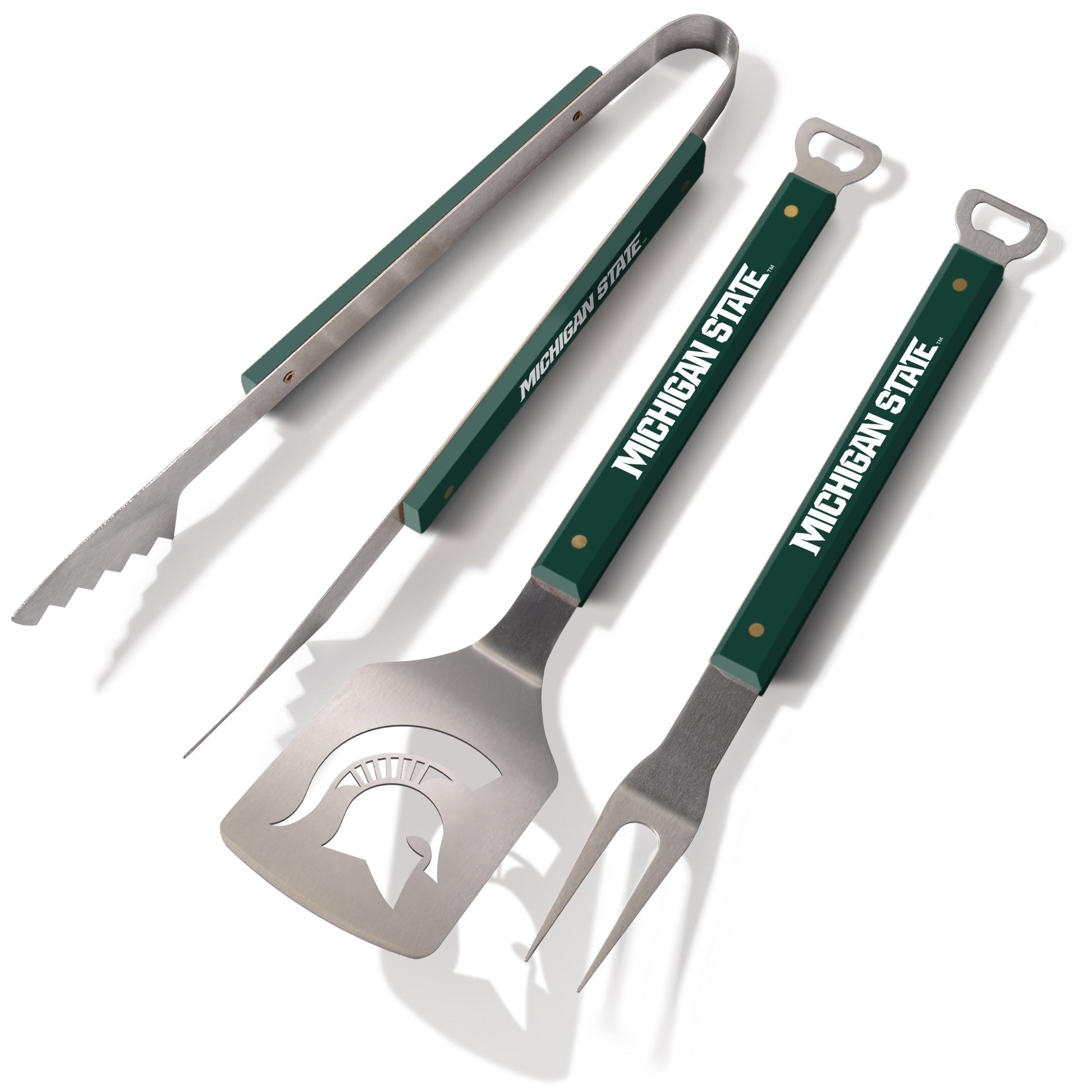 YouTheFan NCAA Michigan State Spartans Spirit Series 3pc BBQ Set
