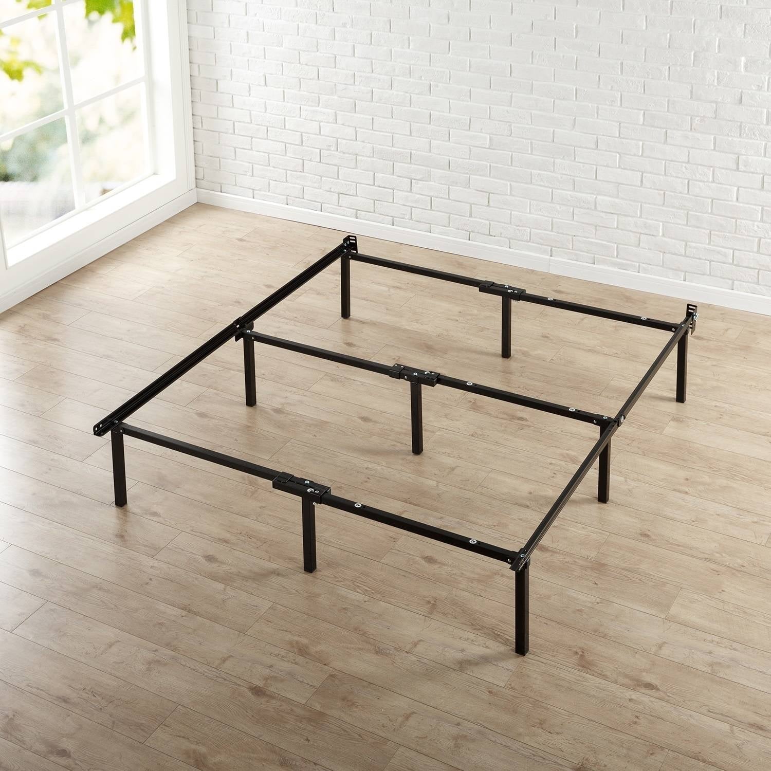 Zinus 12" Compack Adjustable Metal Bed Frame, Fits Sizes Twin - Queen