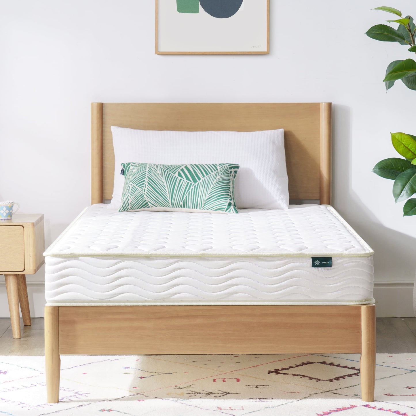 Zinus 6" Core Comfort Tight Top Bonnell Innerspring Mattress, Full