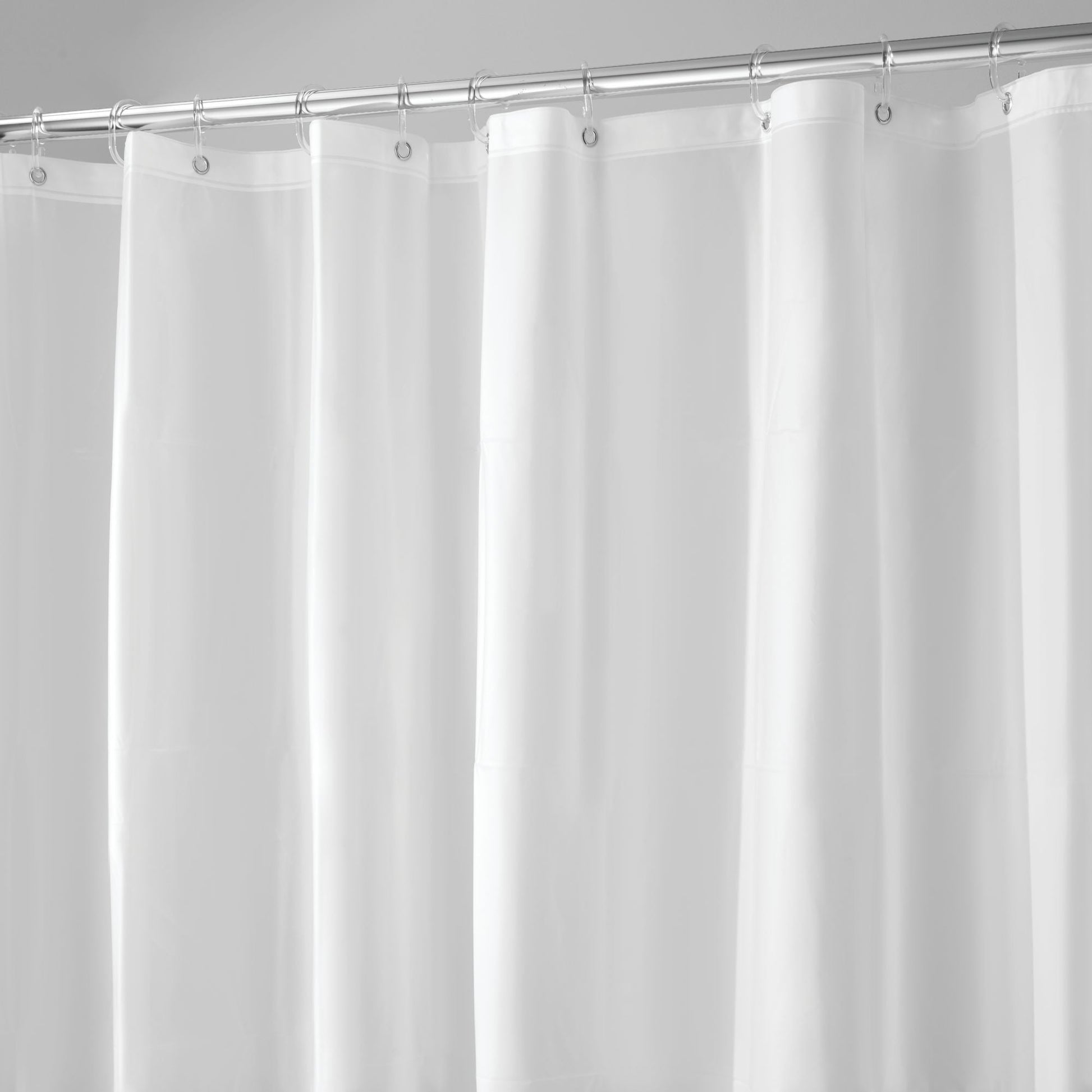 InterDesign EVA 5.5 Gauge Shower Curtain Liner, X-Wide 108" x 72", Frost