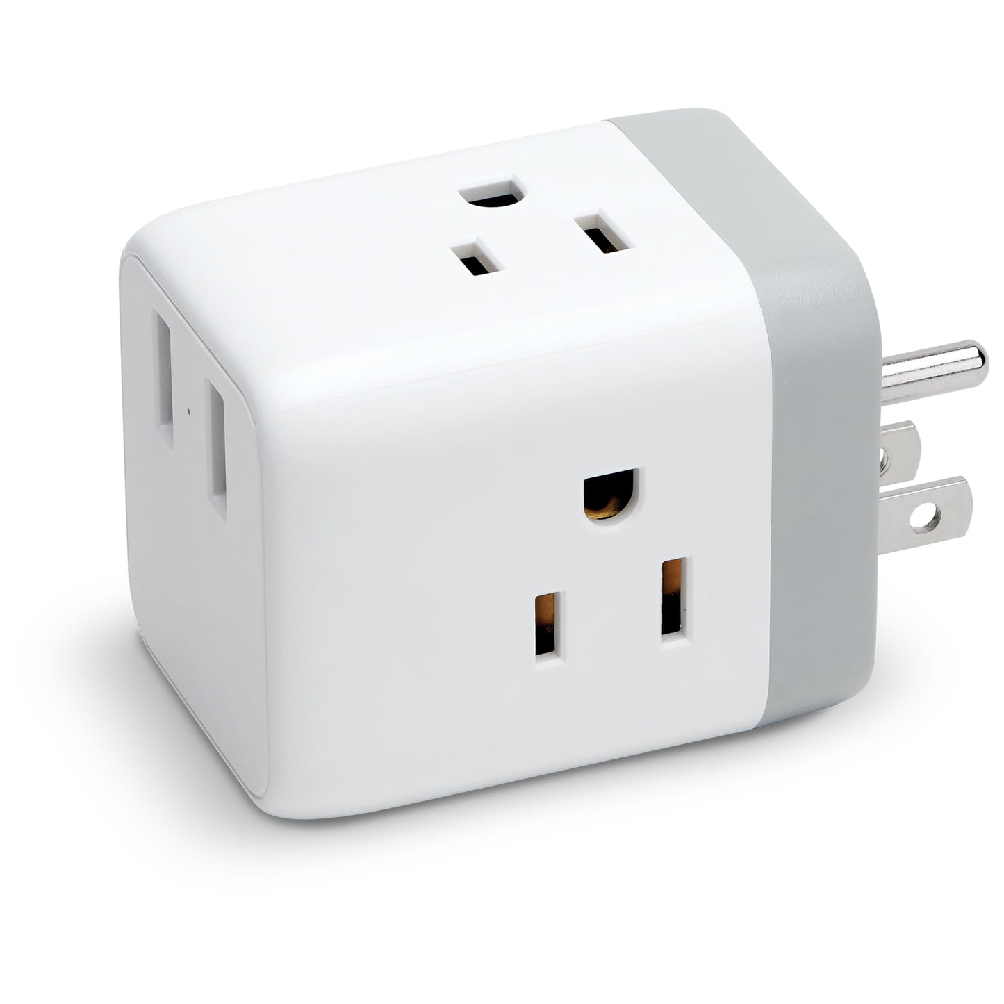 iLive AC Cube with 3-AC and 2-USB Outlets, IAC50W, White